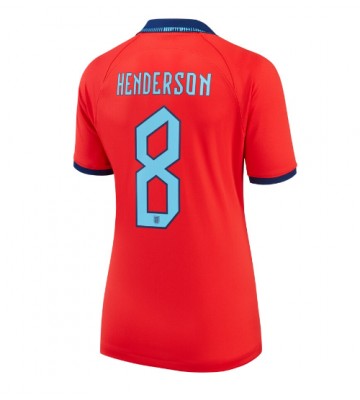 England Jordan Henderson #8 Udebanetrøje Dame VM 2022 Kort ærmer